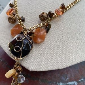 Multicolor Gold Plated Necklace